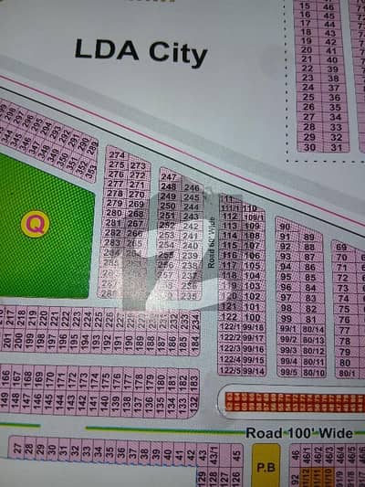 خیابان امین - بلاک کیو خیابانِ امین,لاہور میں 1 کنال رہائشی پلاٹ 1.2 کروڑ میں برائے فروخت۔