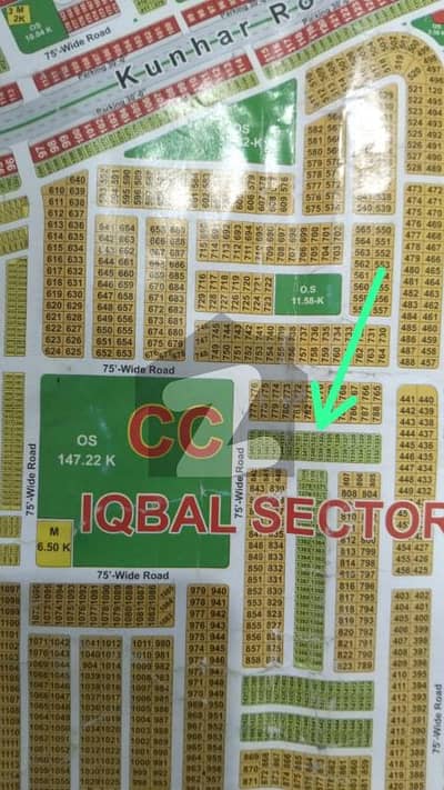 Reasonable Price 10 Marla Residential Plot Near Park for Sale in CC Block, LDA City Lahore