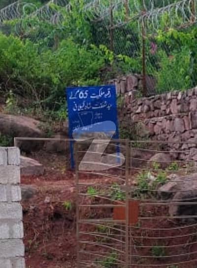 65 Marla 3 Sides Corner Plot Fore Sale In Bani Gala