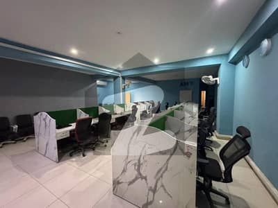 Fully Furnished Floor 45 Person Seating Area, Including Solar, Best Option For Software House