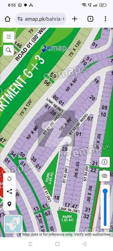 Bahria Golf City plot for sale