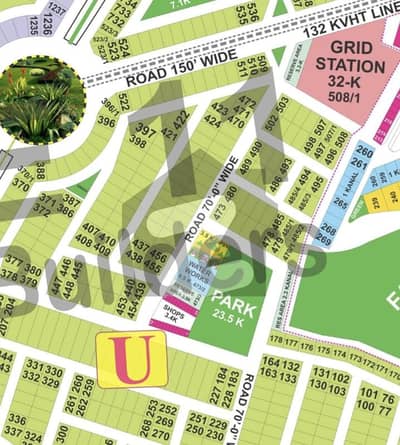 1kanal Residential Plot For Sale