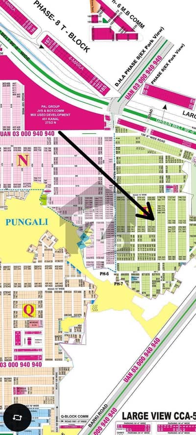 2 Kanal Plot For Sale In DHA PHASE SECTOR P