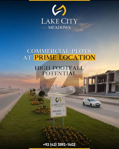 4 Marla Ready To Possession Commercial Plot Available For Sale In Reasonable Price.