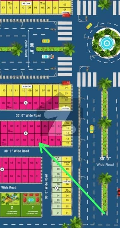 GULISHAN E OSMAN  PLOT FOR SALE  200 YARDS  WITH POSSESSION  PHASE 3 BLOCK 5 MAIN SUPER HIGHWAY M9