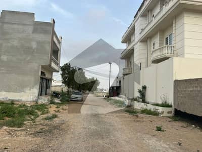 Vip Location West Open Leased 120 Sq Yrds Residential Plot Is Available For Sale In Saadi Garden Block-5 Scheme-33 , Karachi.