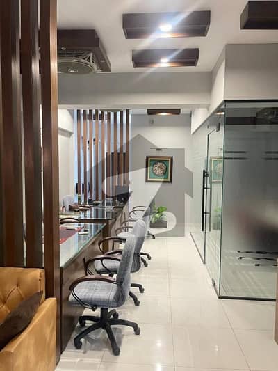 Outclass Fully Furnished Office Floor Ideally Designed For Corporate & Multinational Companies. . RENT