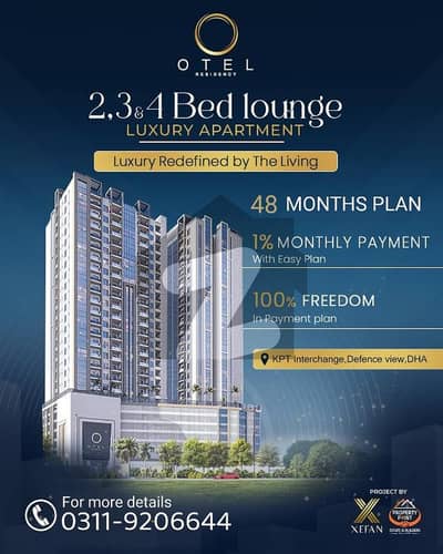 ڈیفینس ویو فیز 1 ڈیفینس ویو سوسائٹی,کراچی میں 2 کمروں کا 5 مرلہ فلیٹ 1.6 کروڑ میں برائے فروخت۔