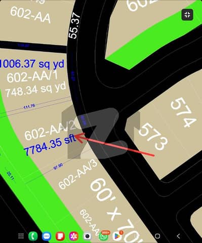 1.75kanal plot for sale back open hill view