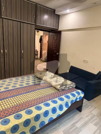 Fully Furnished 2 Bed DD Apartment For Rent In DHA Phase 5 Saba Commercial