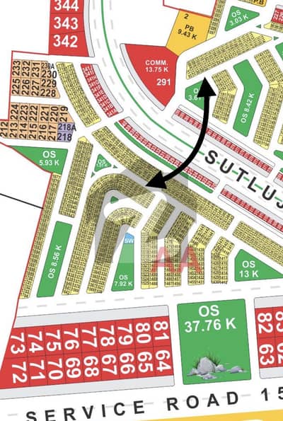 5 Marla Hot Location Plot for Sale AA Block | LDA City Lahore