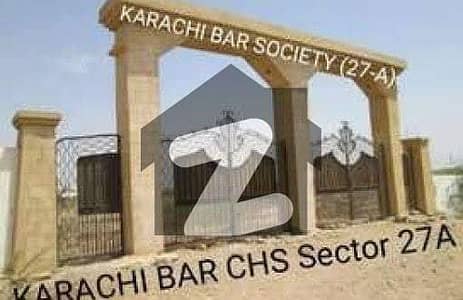 Plot for Sale Karachi Bar C. H. Socity Sector 27-A Scheme 33,Karachi.