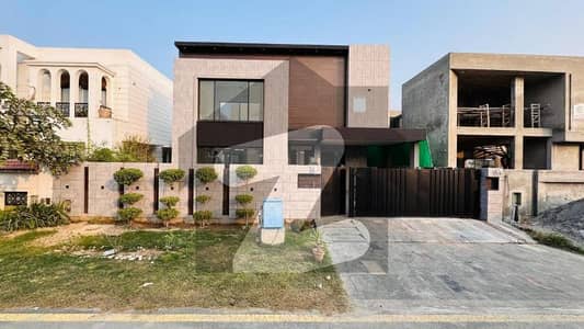 One Kanal Brand New Luxury Ultra-Modern Design Most Beautiful Bungalow 2 Servant Quarter In Basement For Sale At Prime Location Of DHA Lahore Near To Park Masjid & Commercial Market.