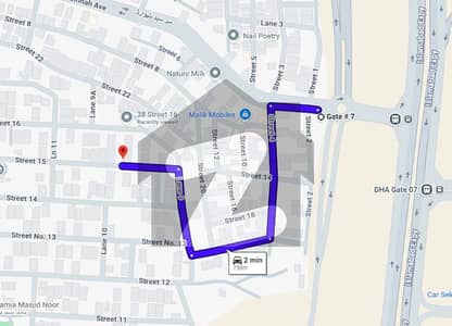 ڈی ایچ اے فیز 2 - سیکٹر جی ڈی ایچ اے ڈیفینس فیز 2,ڈی ایچ اے ڈیفینس,اسلام آباد میں 1 کنال رہائشی پلاٹ 5.05 کروڑ میں برائے فروخت۔