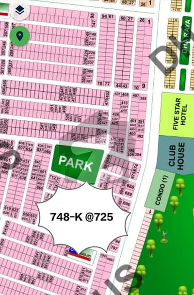 Plot 748-K | DB Pool Clear | 1 Kanal Plot for Sale Near to Raya in Dha Phase 6 at Top of the Good Location in very Reasonable Price