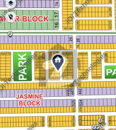 PREOPERTY INN OFFER'10 Marla Plot in Jasmin Block for Sale Bahria Town