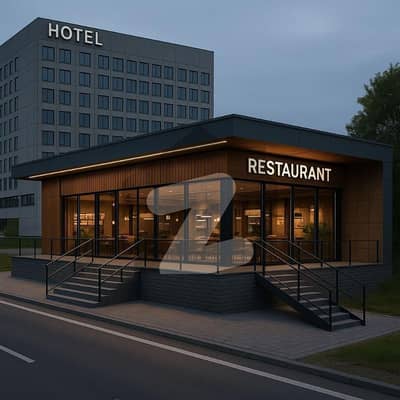 Prime restaurant furnished space For Rent | Gulberg Main Boulevard | Ideal For Restaurant, Cafes, Ground floor Main MM alam road near Mall one