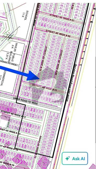 25*50 G-15/3 Possession Plot