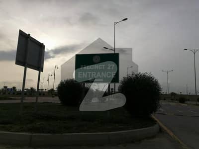 Precinct 27 CORNER + PARKFACING 135square Yard Residential Plot On Level Location Of Bahria Town Karachi