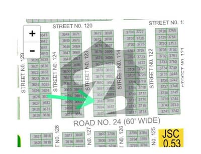 DHA MULTAN Sector V 5 Marla Residential Plot For Sale. Plot No 3683