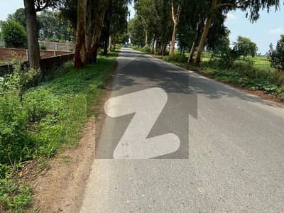 16 Kanal Farm House Land 180 feet Wide Road Front on Main Bedian Road