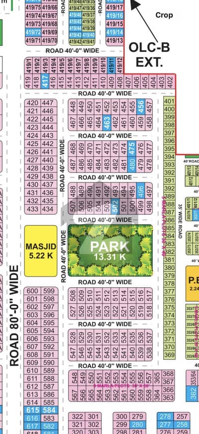 8.5 marla Olc B corner possession utility extra land Bahria orchard