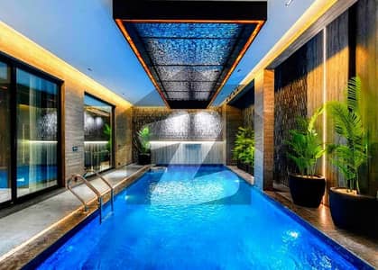 20 Marla Top Quality Build Luxurious Beautiful Modern Design Villa With Full Basement SWIMMING POOL & HOME THEATRE For Sale In DHA Lahore Phase 8 Prime Location