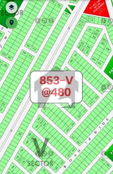 ڈی ایچ اے فیز 8 ڈیفنس (ڈی ایچ اے),لاہور میں 1 کنال رہائشی پلاٹ 4.8 کروڑ میں برائے فروخت۔