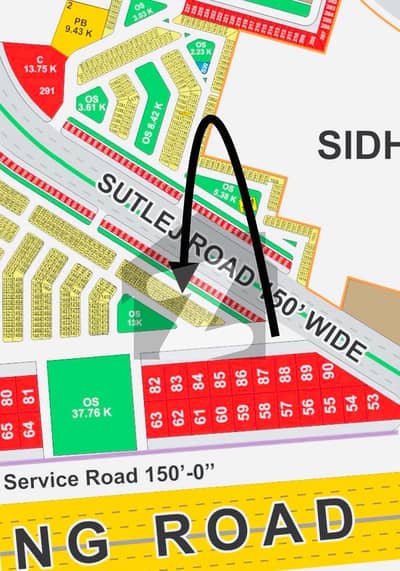 ایل ڈی اے سٹی ایل ڈی اے روڈ,لاہور میں 5 مرلہ رہائشی پلاٹ 27.5 لاکھ میں برائے فروخت۔