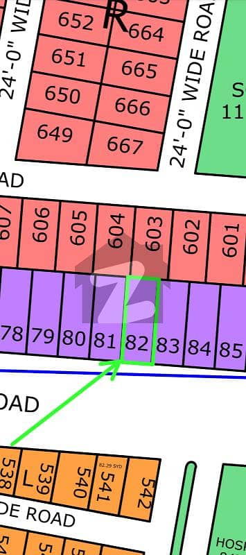 نارتھ ٹاون ریزیڈینسی سُرجانی ٹاؤن,گداپ ٹاؤن,کراچی میں 5 مرلہ کمرشل پلاٹ 1.35 کروڑ میں برائے فروخت۔