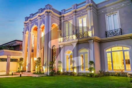 1 Kanal Top Quality Build Luxurious Beautiful Spanish Design Villa Full Furnished With Basement For Sale In DHA Lahore Phase 7 Prime Location