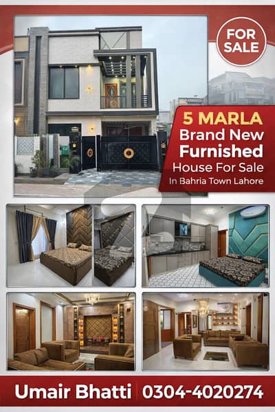 بحریہ ٹاؤن - شیرشاہ بلاک بحریہ ٹاؤن ۔ سیکٹر ایف,بحریہ ٹاؤن,لاہور میں 3 کمروں کا 5 مرلہ مکان 2.75 کروڑ میں برائے فروخت۔