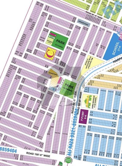 8-Marla Residential Plot near park for sale