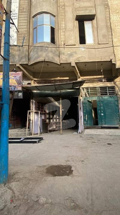 Perfume Chowk Main road Shop For Rent Single Shop And Double Shop Gulistan e Johar Blk 18