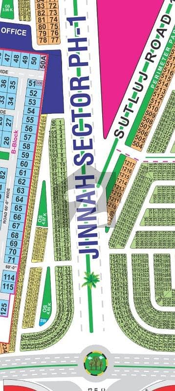 Q block 5 marla corner plot