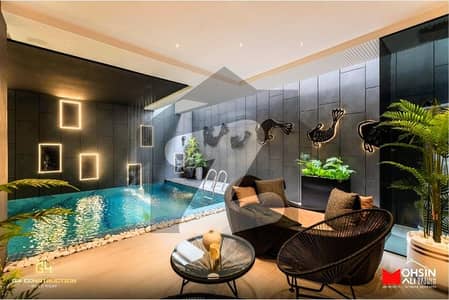 1 Kanal Ultra Top Notch Modern Bungalow | DHA Phase 6| Swimming pool| Fully Furnished | Design by Mohsin Ali | 20 KV Solar Installed | 100% Original Deal