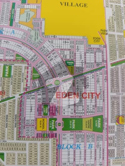 ایڈن سٹی - بلاک بی ایڈن سٹی,ایڈن,لاہور میں 2 کنال رہائشی پلاٹ 6.0 کروڑ میں برائے فروخت۔