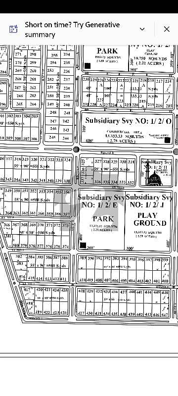 550 sq yd West Open plot available for sale in DOHS PH-01