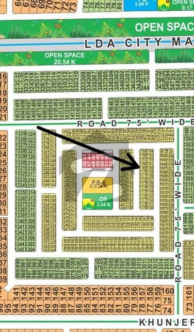 ایل ڈی اے سٹی فیز 1 - جناح سیکٹر ایل ڈی اے سٹی فیز 1,ایل ڈی اے سٹی,ایل ڈی اے روڈ,لاہور میں 5 مرلہ رہائشی پلاٹ 58.0 لاکھ میں برائے فروخت۔