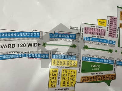 08 Marla Commercial plot open form available for sale in Bahria Nasheman Lahore.