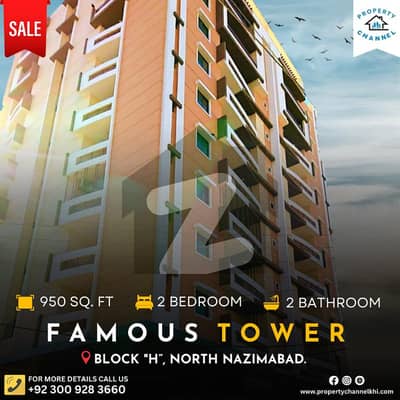Ready To Sale A Flat 1000 Square Feet In North Nazimabad - Block H Karachi