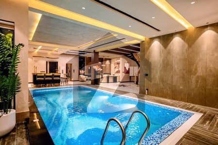 1 Kanal Top Quality Build Luxurious Beautiful Ultra Modern Design Villa Fully Furnished With Basement For Sale In DHA Lahore Phase 6 Prime Location, Near Dolmen Mall.