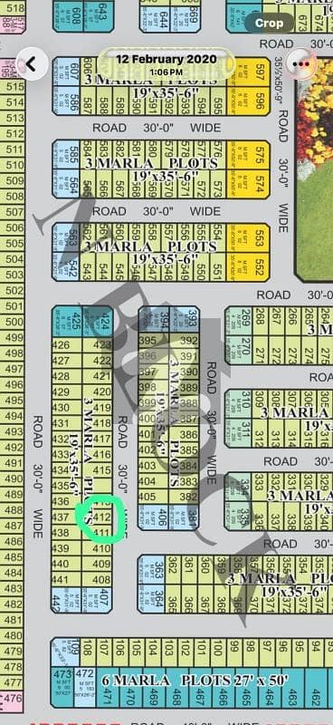 الرحمان گارڈن فیز 2 الرحمان گارڈن,لاہور میں 3 مرلہ رہائشی پلاٹ 55.5 لاکھ میں برائے فروخت۔
