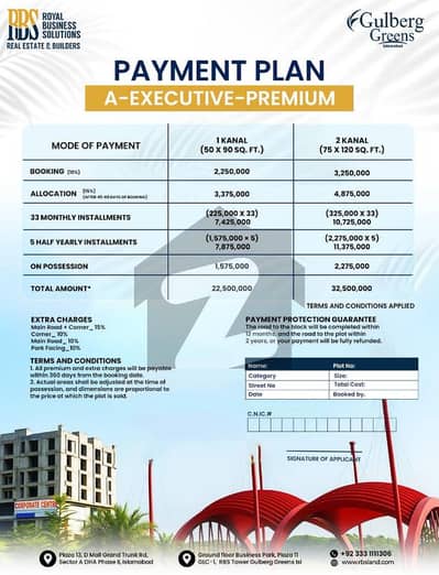 گلبرگ گرینز گلبرگ,اسلام آباد میں 1 کنال رہائشی پلاٹ 2.25 کروڑ میں برائے فروخت۔ گلبرگ گرینز گلبرگ,اسلام آباد میں 1 کنال رہائشی پلاٹ 2.25 کروڑ میں برائے فروخت۔