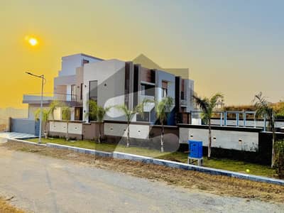 1 Kanal (50x90) Brand New House Park Face With 1 Kanal Lawn Swimming Pool Available For Sale In Block C1 Mpchs Multi Garden B17 Islamabad