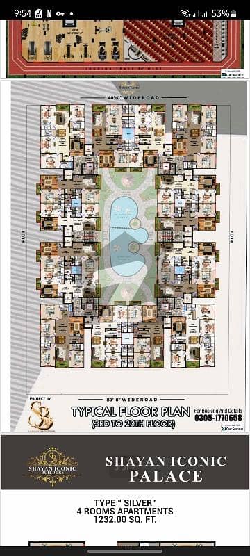 You Can Find A Gorgeous Prime Location Flat For sale In Shayan Iconic Palace