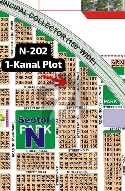 ڈی ایچ اے ڈیفنس ۔ سیکٹر این ڈی ایچ اے ڈیفینس,بہاولپور میں 1 کنال رہائشی پلاٹ 42.0 لاکھ میں برائے فروخت۔