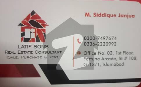 G-13/2 Gali corner plot for Sale