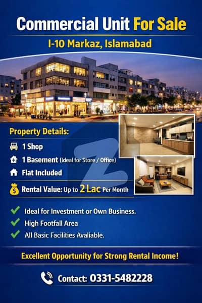 آئی ۔ 10 اسلام آباد میں 3 کمروں کا 4 مرلہ عمارت 5.2 کروڑ میں برائے فروخت۔