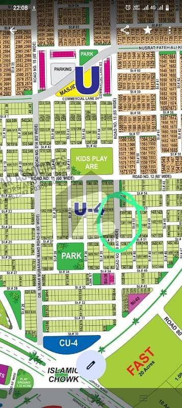 DHA Multan good location plot for sale